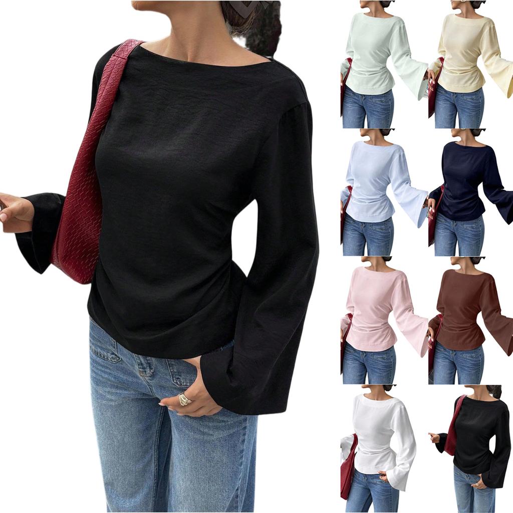 Women's Shirt With Floral Print Buttons, Long Sleeved Casual Regular Shirt Blouses Casual Plus Size Basic Tops