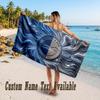 Brighton & Hove Albion Football Design Beach Towel Custom Text Large Towel for Beach Vacation