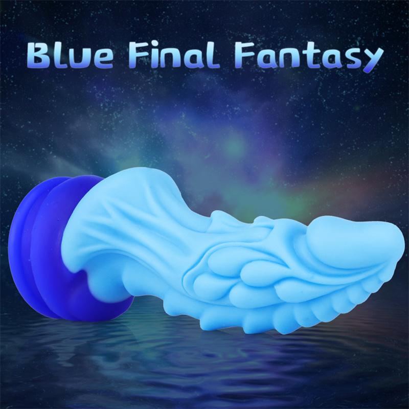 Lan Qilin Simulation Big Penis Liquid Silicone Anal Anal Plug Female Masturbation Device Sex Toys