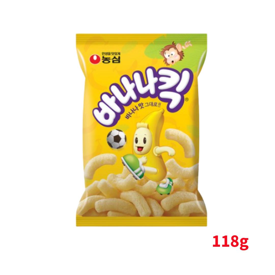 

Корейский слоеный снек – Banana Kick, Melon Kick (26 вариантов) #banana 118g x 1pcs