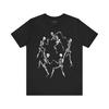 Tanzendes Skelett Retro Halloween Retro Horror T-Shirt Gothic T-Shirt Geisterzeit Victor Art Herren und Damen T-Shirts