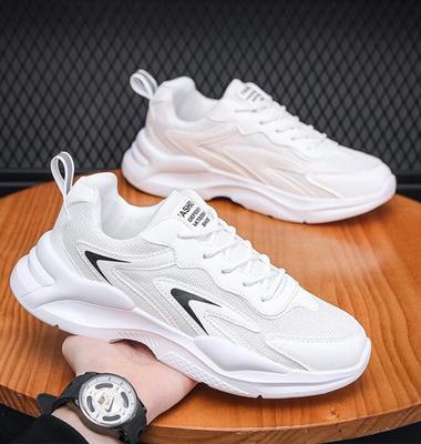 Herren Klobige Schuhe 2025 Sommer Atmungsaktive Lauf-Sneaker mit Dicken Sohlen für Studenten