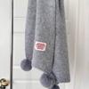 Nuonuo Feel Ball Scarf for Women Gentle Wind  Winter Warmth  Korean Version Versatile Woolen Scarf  Imitation Cashmere