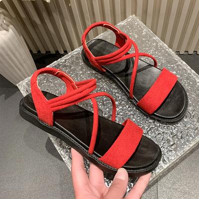 Fashion Women's Fashion Trend Non-slip Wear Comfortable Soft Soled School Beach Flat Sandals
