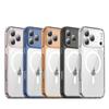 KEYSION Shockproof Transparent Case for MagSafe for iPhone 17 Pro Max Clear TPU+PC Magnetic Wireless Charging Phone Back Cover