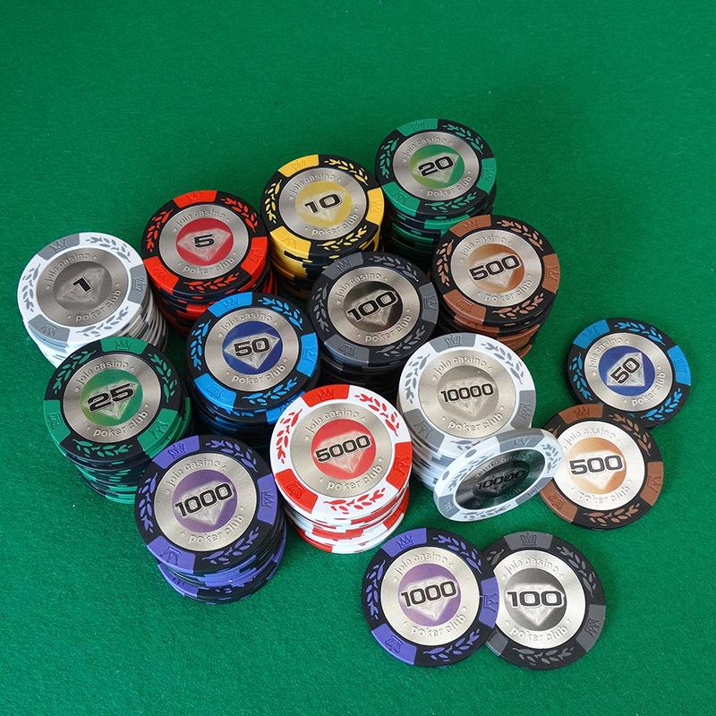 10 ks 39mm žetonů Texas Hold'Em, hliněné žetony s motivem klasu pšenice, Texas Hold'Em kreativní šachy a karetní herna, pokerová hala, pokerová mince, stolní hra