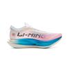 New LiNing Flyco 5 ELITE Cushioned Slip Resistant Rebound Low Top Marathon Running Shoes Unisex White Pink Blue ARMV003-9