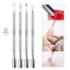 Double-Headed Stainless Steel Nail and Cuticle Pusher