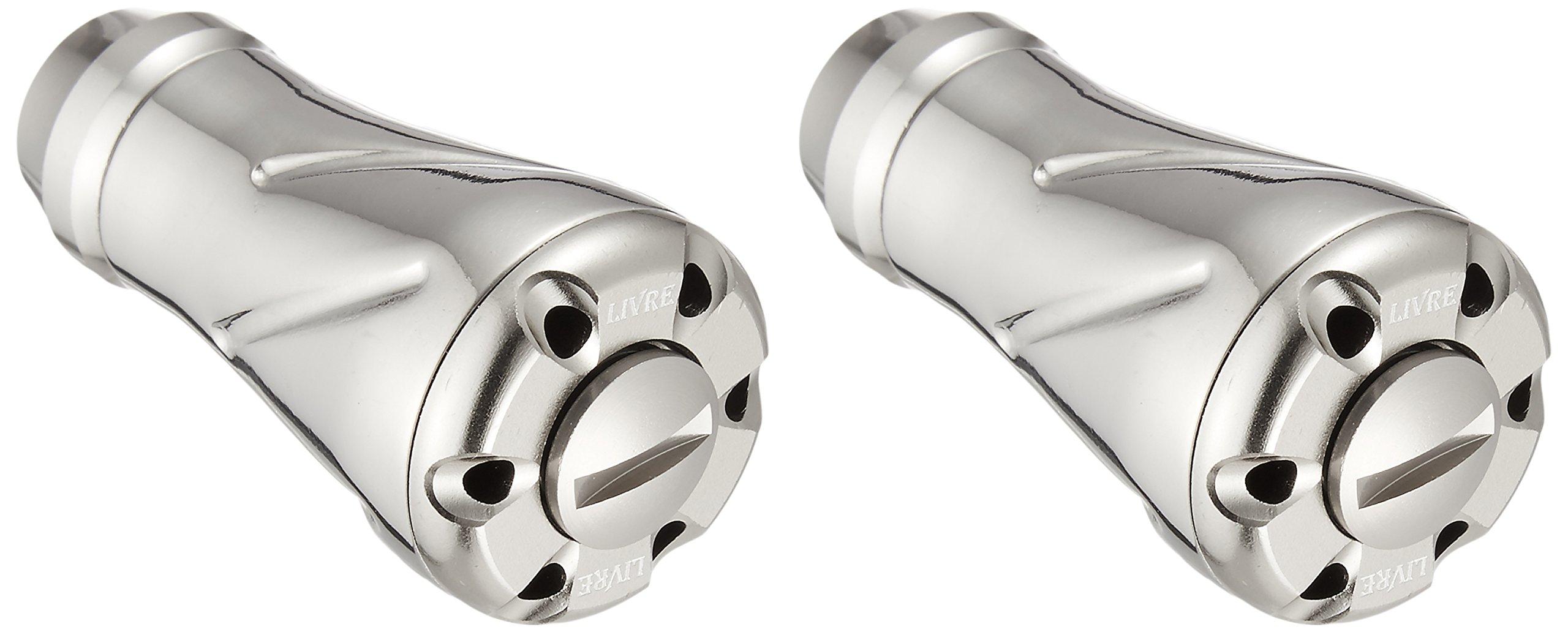 

LIVRE Reel Knob (Forte) 2-Piece Set (Silver + Titanium C)