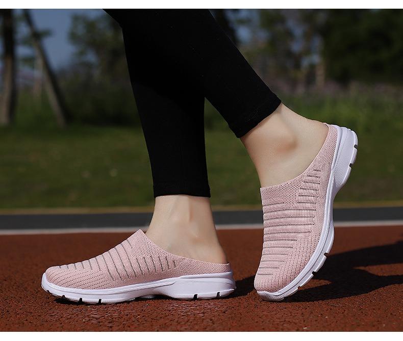 Fashion Summer 2024 Half Slippers for Men Trendy Men's Flat Bottom Casual Shoes Soft Sole Support Women's Sneakers Zapatos De Hombre