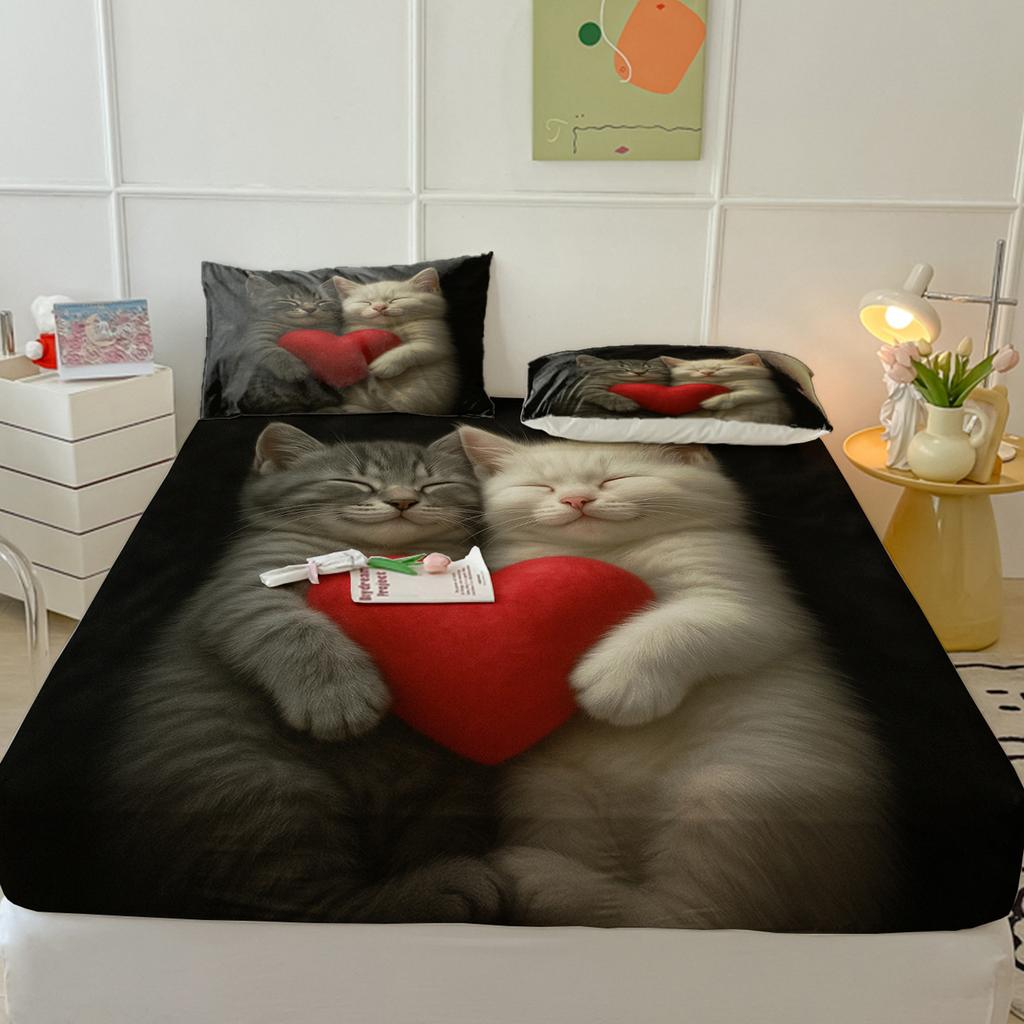 Animal Mattress Protective Cover Protective Cover Three-Piece Set, Digital Printing