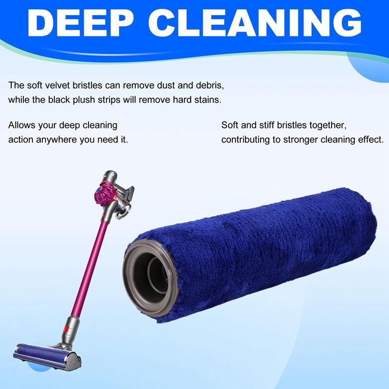 Main Brush Roller For Dyson V12 Slim Handheld Vacuum Cleaner Replacement Brush Roll Bar Mopping Roller Brush Spare Parts