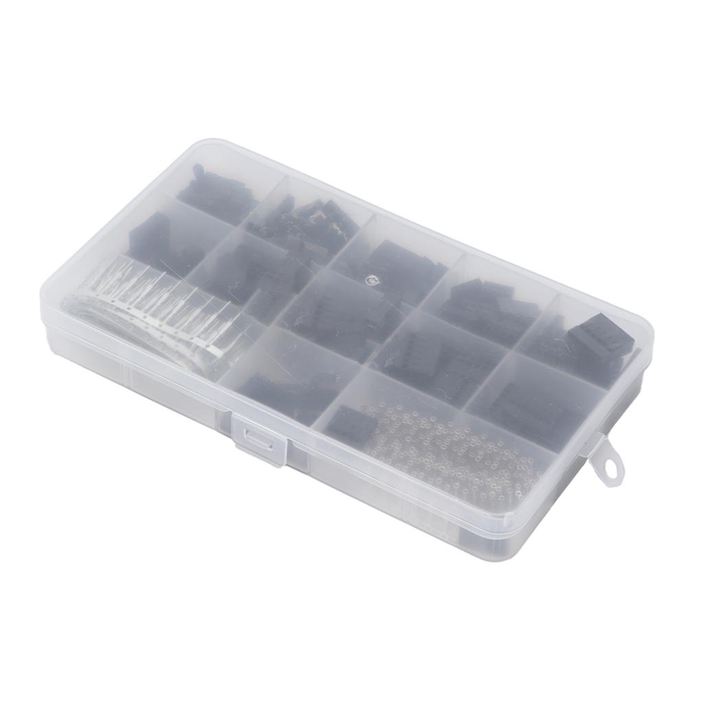 620 Stück Drahtbrückenstifte Header Männlich Weiblich Crimpstifte Stecker Gehäuse-Kit für 18 26AWG Kabel