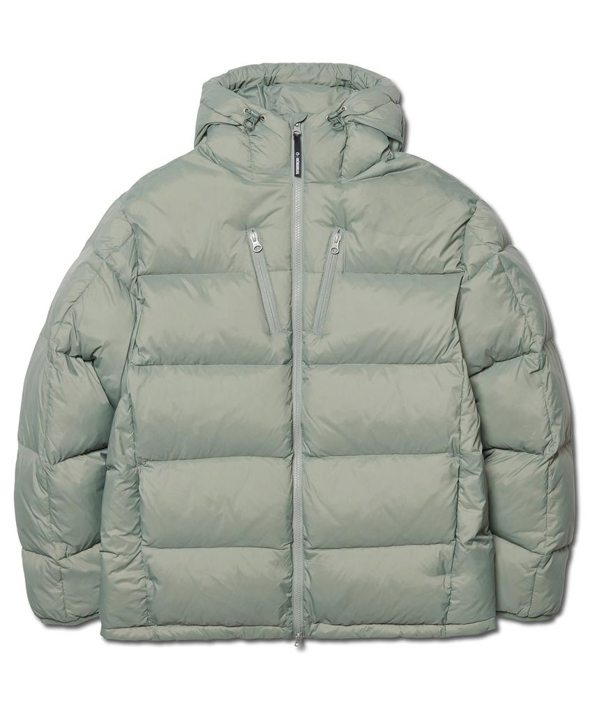 Nomanual Ember Hooded Duck Down - Pale Khaki
