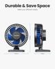 USB Desk Fan, Small But Powerful, Personal Portable Quiet 3 Speeds, Adjustable Mini Table Desktop Fan for Cooling Home Office Car Summer Travel Gifts