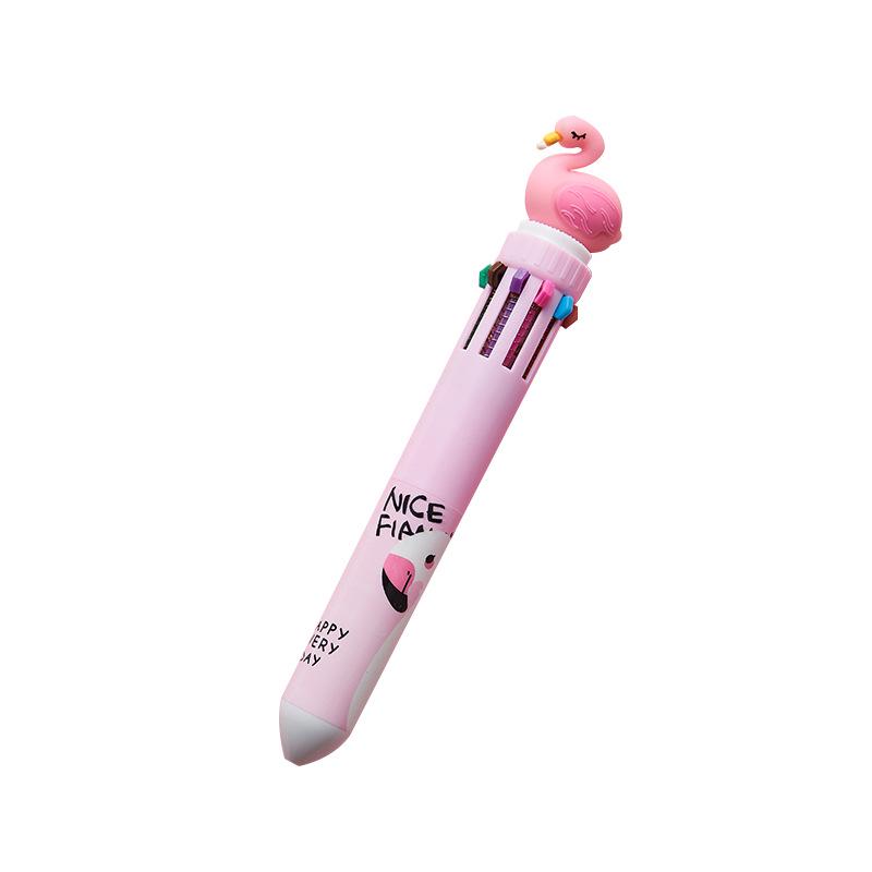 Creative Cartoon Multi-Color Ballpoint Pen for Students and Journals