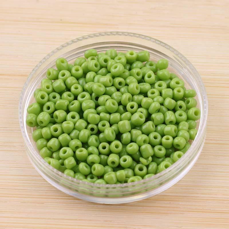 Diy Jewelry Parts Are Made Of Beaded Material 2-4Mm-5Mm Solid Color Rice Bead Ceramic Electric Earrings, Bracelets And Necklaces.