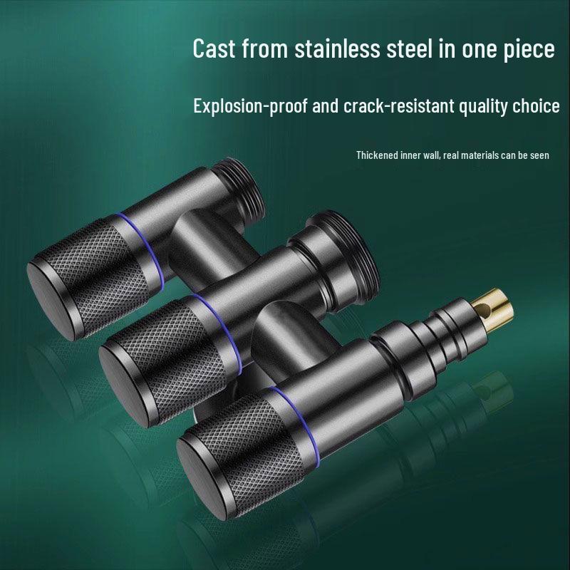 Multi-Port Angle Valve: Three-Way Faucet Diverter for Washing Machine