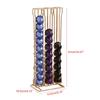 Versatile Coffee Storage Rack Portable Storage Organizer Rotatable Display Stand