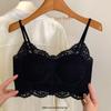 Wireless Camisole Top with Chest Pads for Big Busts