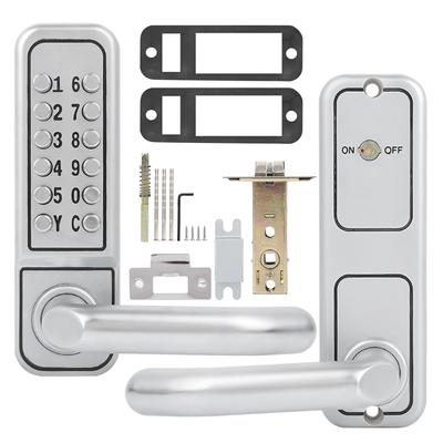 Zinc Alloy Waterproof Password Mechanical Keypad Keyless Lock for Office Interior Wooden Doors
