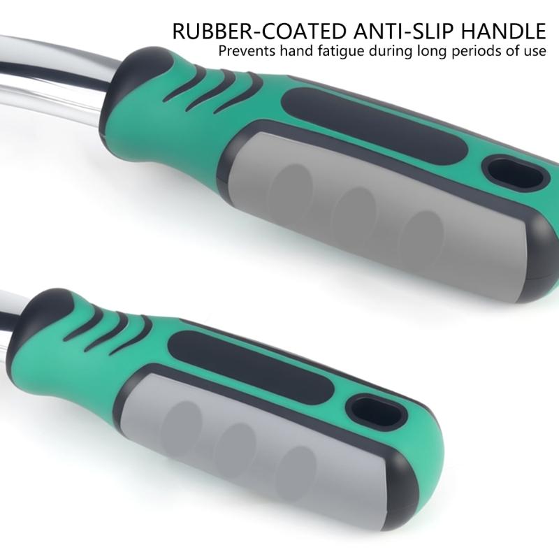 Professional Ratcheting Socket Wrench With 72Teeth Mechanism Spanner Hexagonal Head Durability Alloy Steel For Mechanics