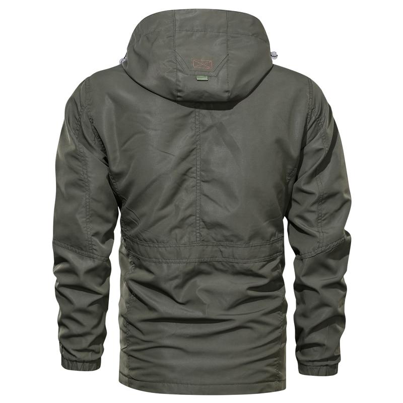 Brand Military Jacket Men Spring Autumn Breathable Tactical Bomber Cargo Windbreaker Clothing Coat