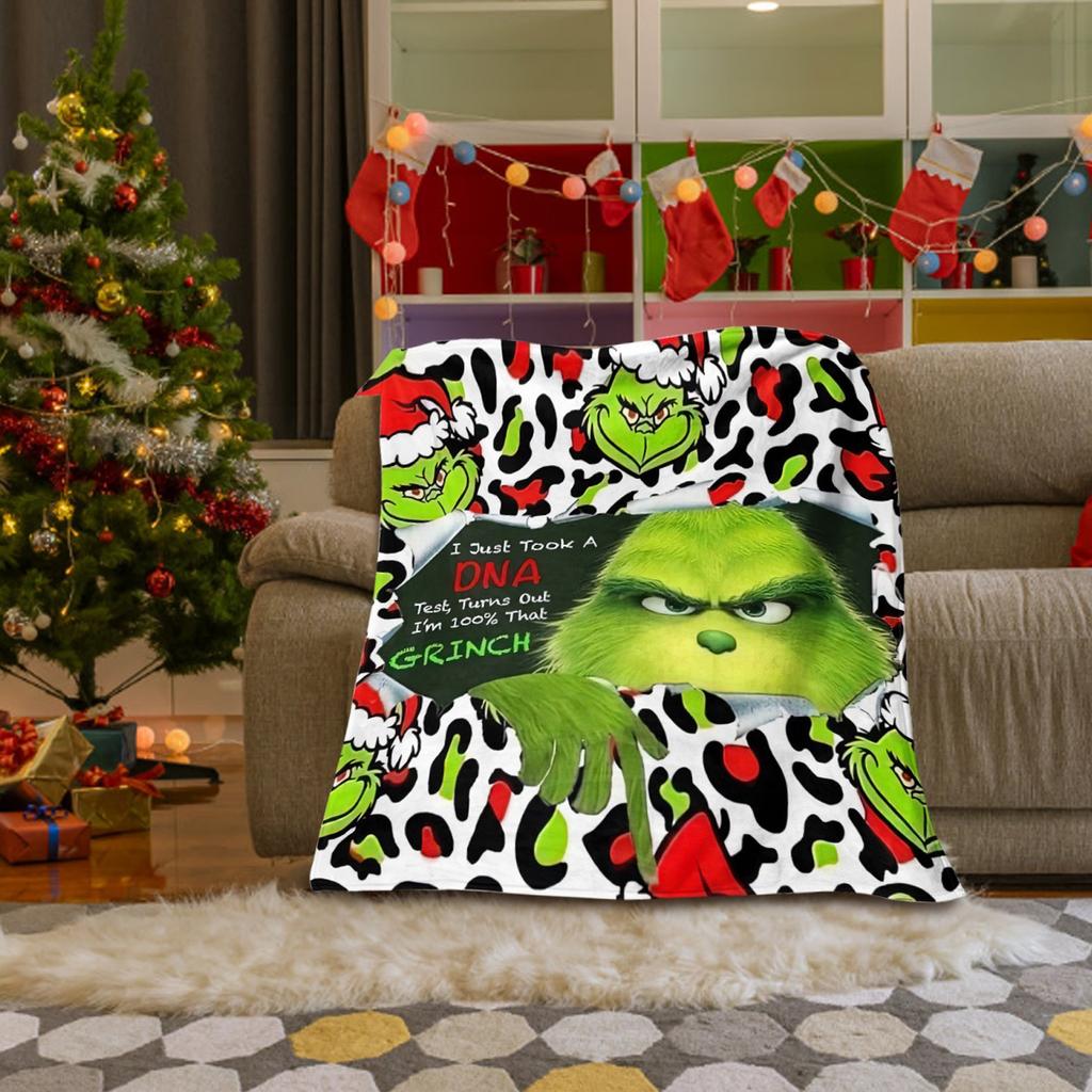 Christmas Blanket Cover Soft And Comfortable Plush Wool Flannel Blanket