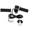 Universal Electric Bike Twist Throttle Grip 24V Power LED Display Throttle Grip with Key
