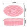 Soft Silicone Bath Brush For Body, Gentle Exfoliating Shower Scrubber With Comfortable Handle, Eco Friendly Skin Cleaning Massage Tool