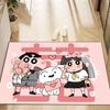 Cartoon Animation Floor Mat, Home Entrance Door Foot Mat Can Be Cut Festive Silk Circle Floor Mat