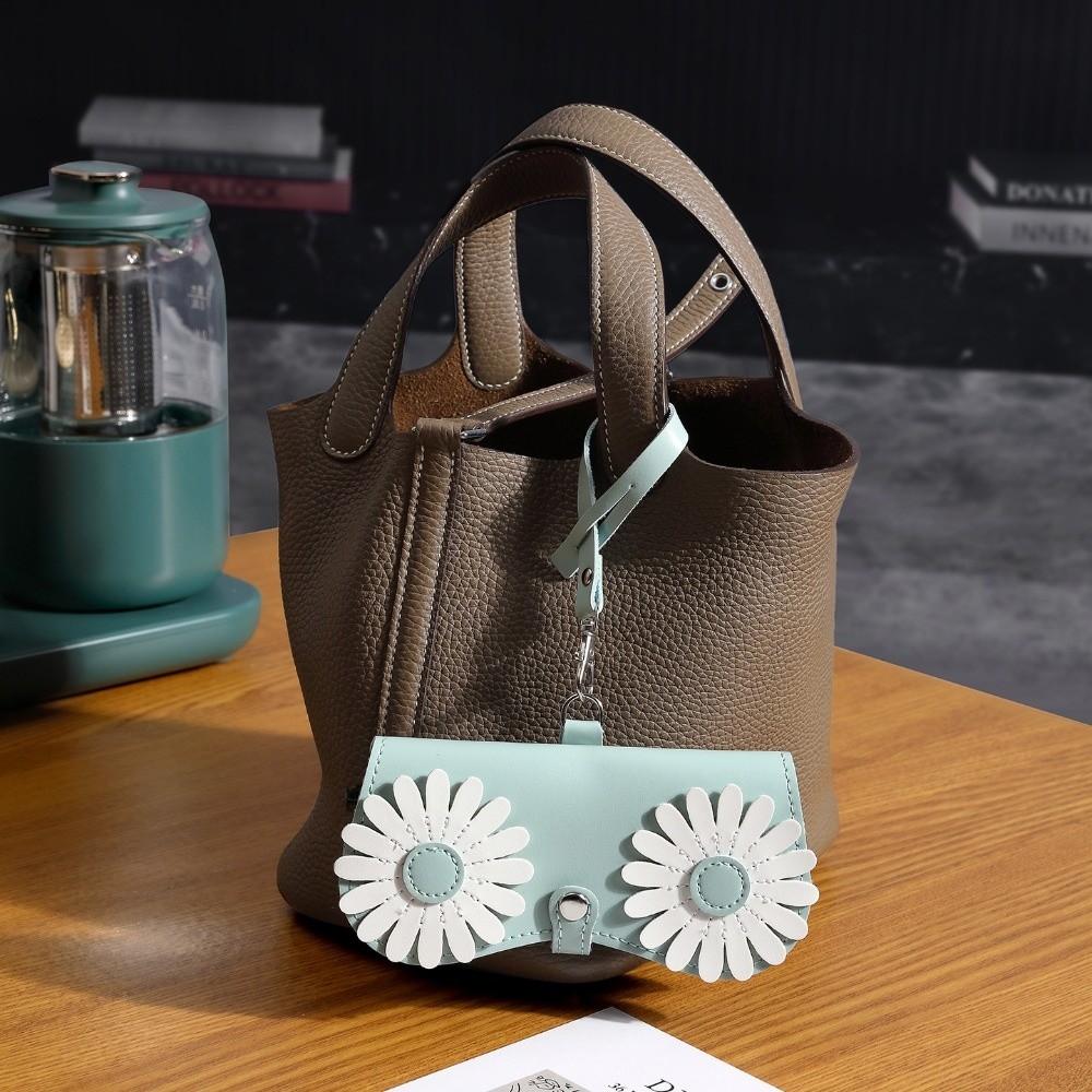 New PU Leather Glasses Case Cartoon Portable Sunglasses Case Eyewear Bag Sunglasses Storage