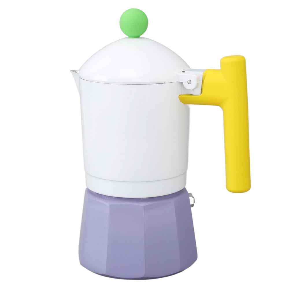 5oz Capacity Italian Coffee Percolator 150ml Capacity Aluminium Coffee Percolator  For Home Use