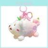 Plush Keychain Cute Cartoon Dog Keyring With Soft Material For Kids And Teens