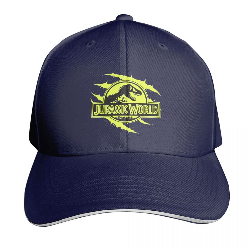 Jurassic World Rebirth Logo Dinosaurier Film Kappe Mode Lässig Baseballkappen Verstellbare Mütze Hip Hop Sommer Unisex Baseballkappen