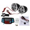Motorcycle Studio Audio Sound System Stereo Speakers FM Radio MP3 Music Player Scooter ATV Remote Control Alarm Speaker Scooter
