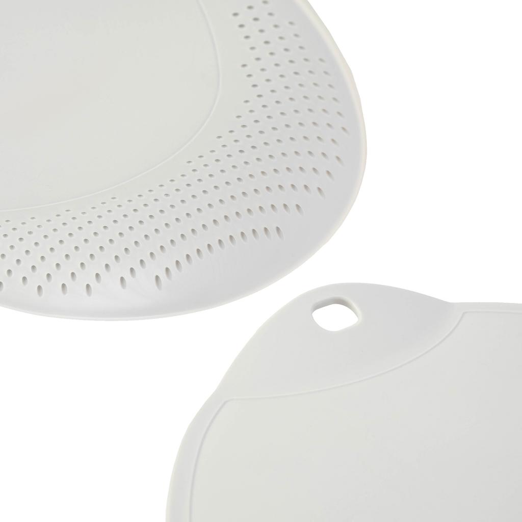 KADAX Cutting Board with Drainer and Handle Plastic 25x38cm