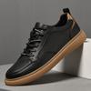 Echtes Leder Herren Skateboard Schuhe Luxus Herren Outdoor Sneaker Mode Vulkanisierte Schuhe Hohe Qualität Vielseitige Herren Trainer