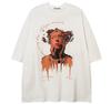 Hip Hop Oversize T Shirt Men Streetwear Harajuku Cartoon Print Tshirt Short Sleeve Cotton Loose HipHop T-Shirt Plus Size 5XL