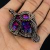 Multi Flash Labradorite Pendant, 999 Copper Wire Wrapped Jewelry, Handmade Pendant Gemstone Jewelry, Gifts For Wife Brand New Pendant
