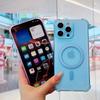 Shockproof Magnetic Wireless Charge Phone Case For iPhone 16E 16 15 14 Plus 13 Mini 12 11 Max Magsafe Protection Cover Bumper