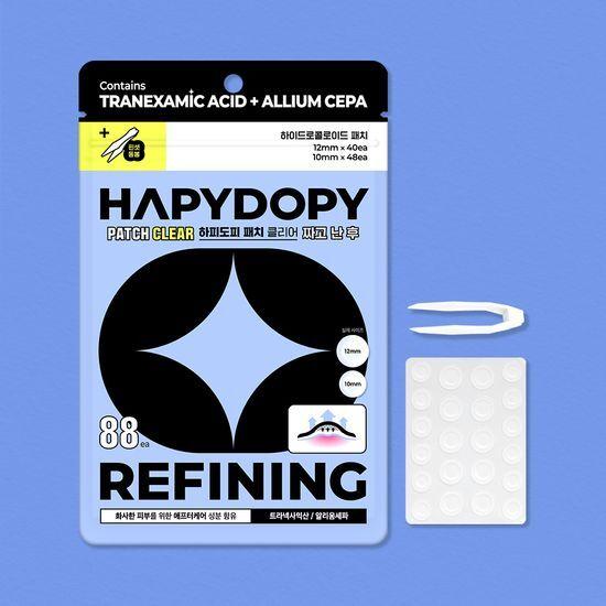 

HAPYDOPY Прозрачные патчи 88 штук + пинцет в комплекте (после сжатия)