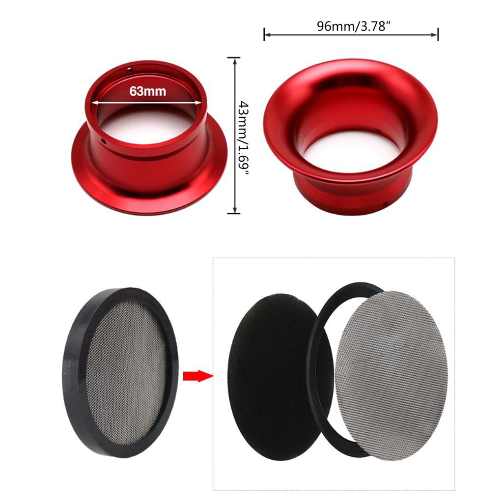Akcesoria naprawcze pasujące do PWM PWK 34 36 38 40 42mm Gaźnik motocyklowy Filtr powietrza Lejek Trąbka Wlot Wiatru Róg Kubek