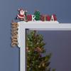 Christmas Door Frame Ornament 8 x 5 Inches Christmas Decorations For Living Room Reading Room Classroom Kitchen Restroom