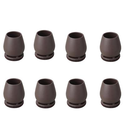 With Thick Wrap Felt Pads Chair Foot Cover Non-slip Reduce Noise Chair Leg Floor Protector TPE Round/Square