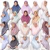 Hijab Headwrap for Muslim Women Shawl Islamic Scarves Ramadan Eid Arab Turban