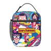 B-Bob Burgers Thanksgiving Insulated Lunch Bag Food Container Reusable Thermal Cooler Lunch Boxes For Picnic