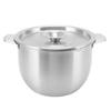 2.8L Household Oil Filter Pot Stainless Steel Strainer Storage Tank Kitchen Accessory with Filter Net Lid