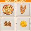 Square Pizza Stone 12Inch Heat Resistant Cordierite Pizza Baking Stone Bread Pan for Oven Grilling BBQ Cookies Pies Pastry Bread