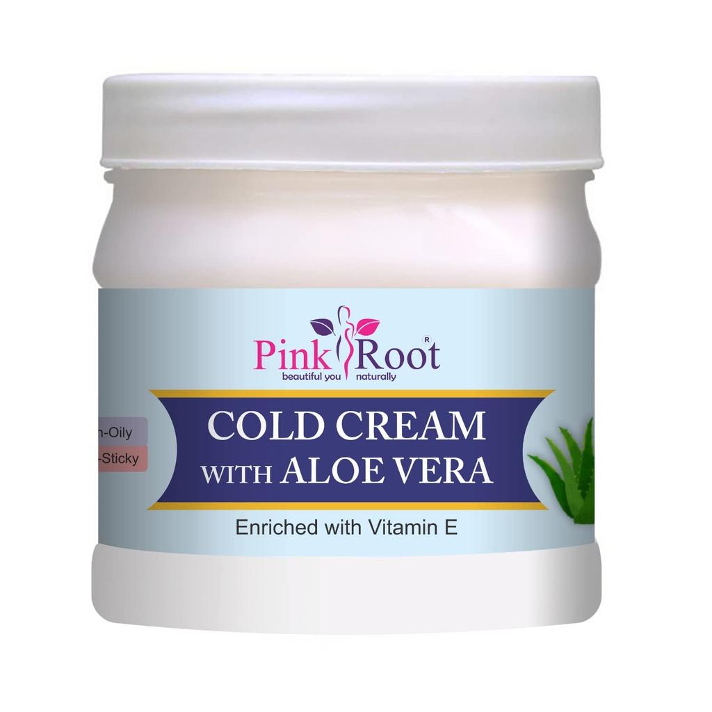 Pink Root Sandal Scrub 500gm with Aloevera Cold Cream 500gm